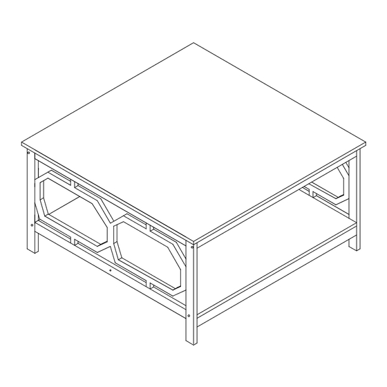 convenience concepts Oxford Assembly Instructions/Use And Care Manual