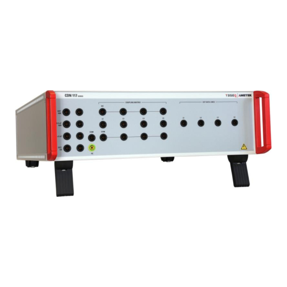 Ametek CDN 117A Series Operating Manual