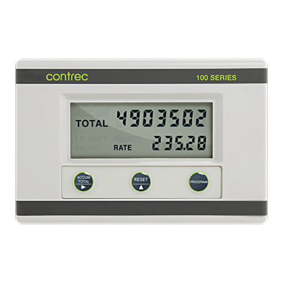 Contrec 104D Manual