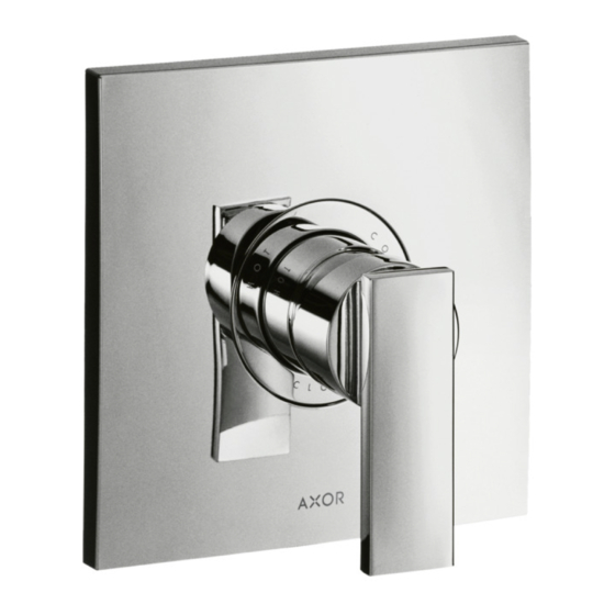 Axor Citterio Manual