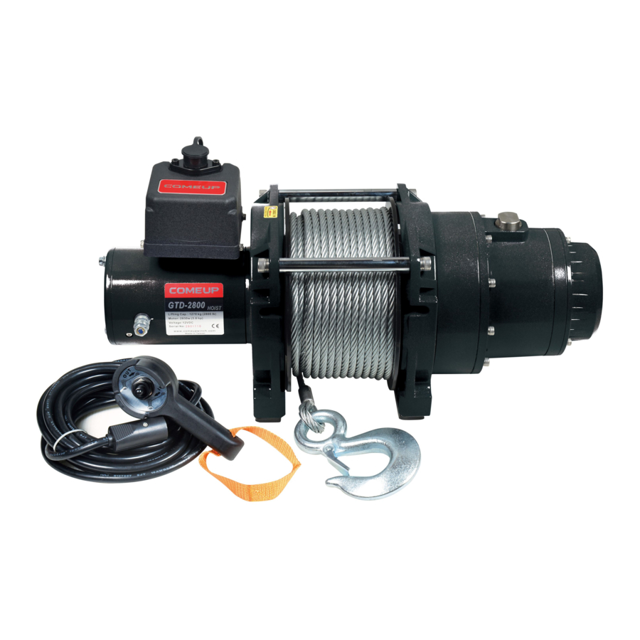 Comeup GTD-2200 Quick Start Manual
