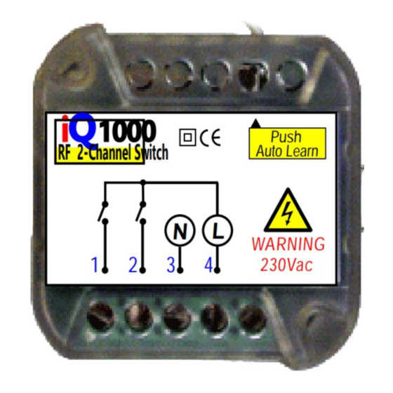 AUTOTECH iQ-1000 Quick Start Manual