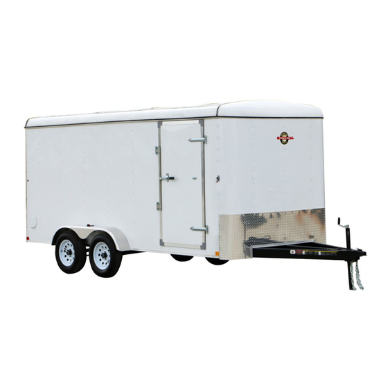 Carry-On Trailer Corporation 7x16CG User's Manual - Safety Manual