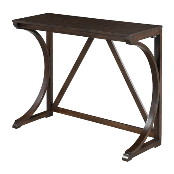 New Classic Furniture BELLA D324-3P Assembly Instructions