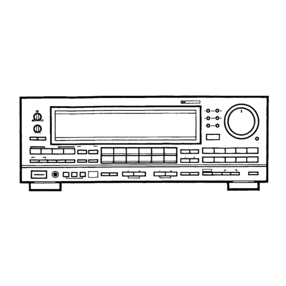Pioneer VSX-9700S Operating Instructions Manual