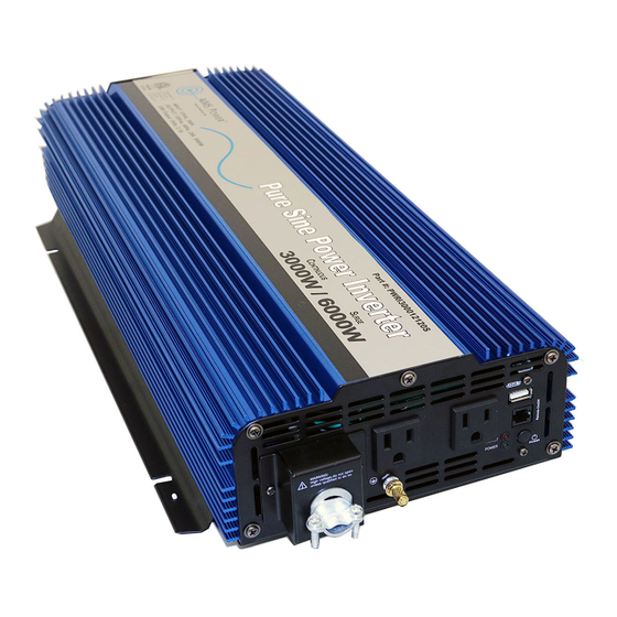 AIMS Power PWRINV300012120W Instruction Manual