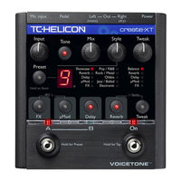 Tc-Helicon VoiceTone Create.XT Product Manual