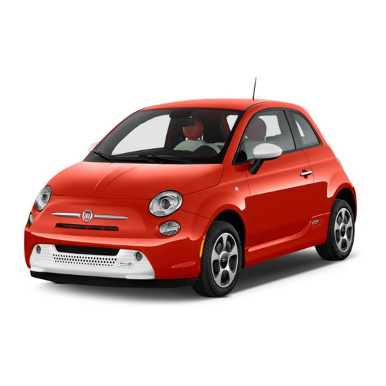 Fiat 2015 500e Owner's Manual