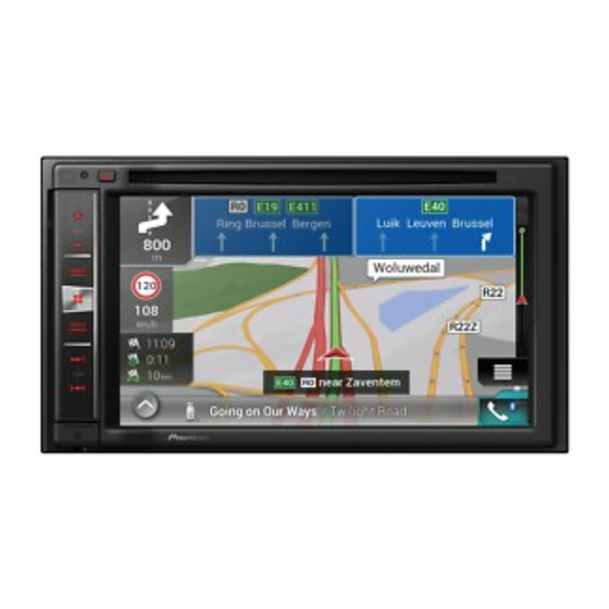 Pioneer AVIC-F9880BT Quick Start Manual