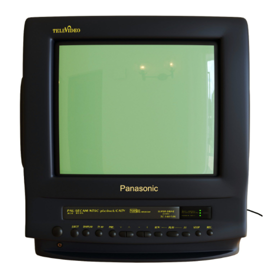 Panasonic TC-14SV10H Manuals