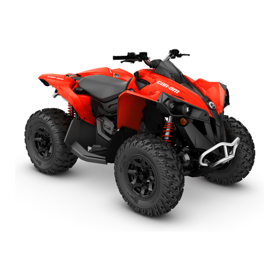 Can-Am Renegade 850 2016 Service Manual