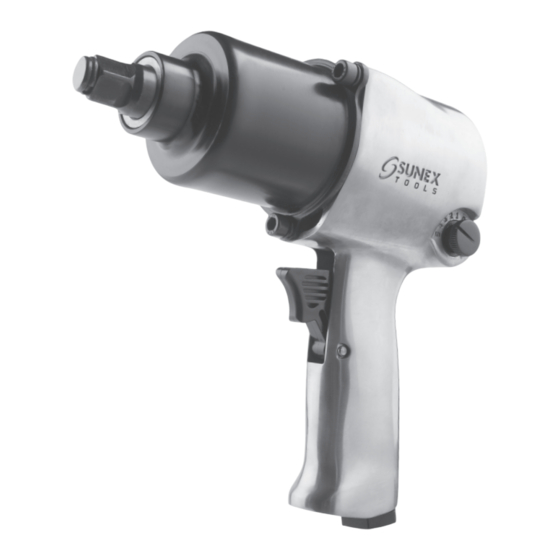 Sunex Tools SX231P Operating Instructions Manual