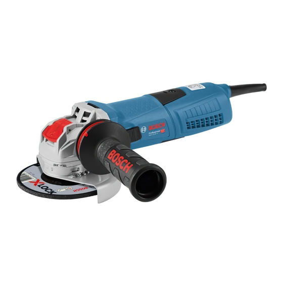 Bosch GWX 13-125 Original Instructions Manual