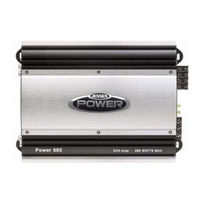 Audiovox Power 880 Installation And Operation Manual
