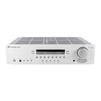 Cambridge Audio Azur 340R Manuel D'utilisation