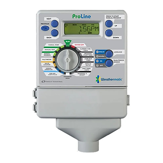 Weathermatic ProLine 800 Series Owner's Manual