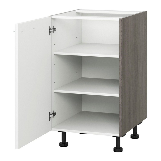Express Küchen Trea O-SOBL-105 Installation Instructions / Care Instructions And Warranty Card