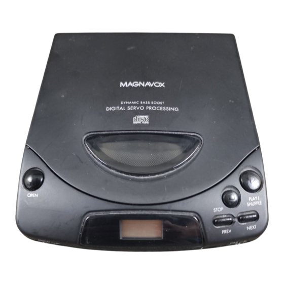 Magnavox AZ6840 - Cd Portable User Manual
