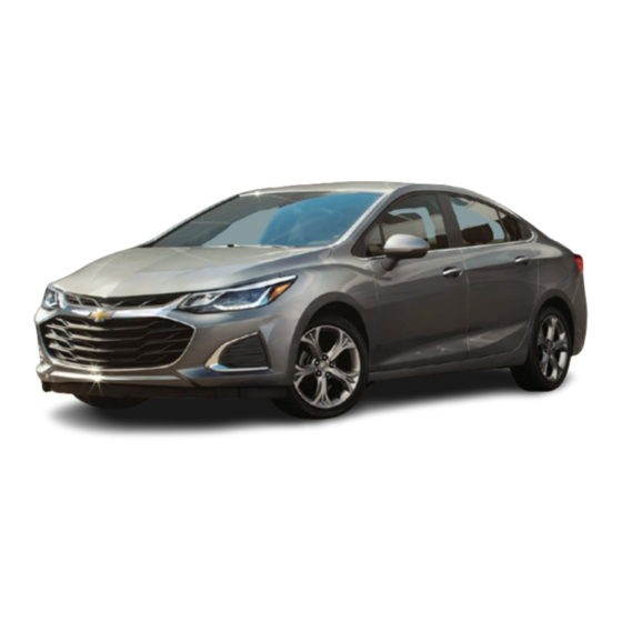 Chevrolet CRUZE 2019 Getting To Know Manual