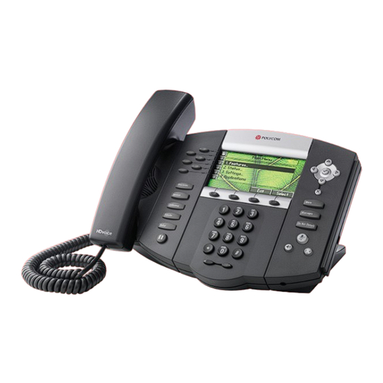Polycom SoundPoint Product Reference Manual