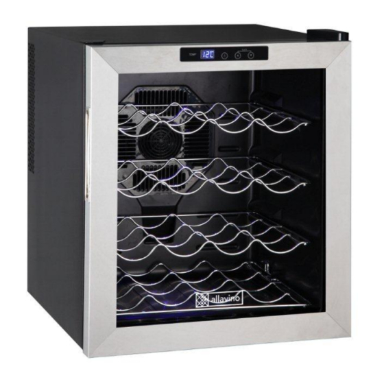 Allavino CDWR16-1SR Wine Refrigerator Manuals