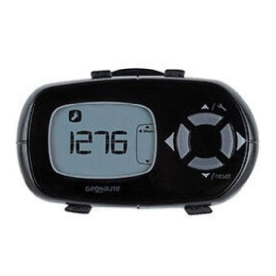 User Manuals: OXYLANE Geonaute ONstep 400 Pedometer