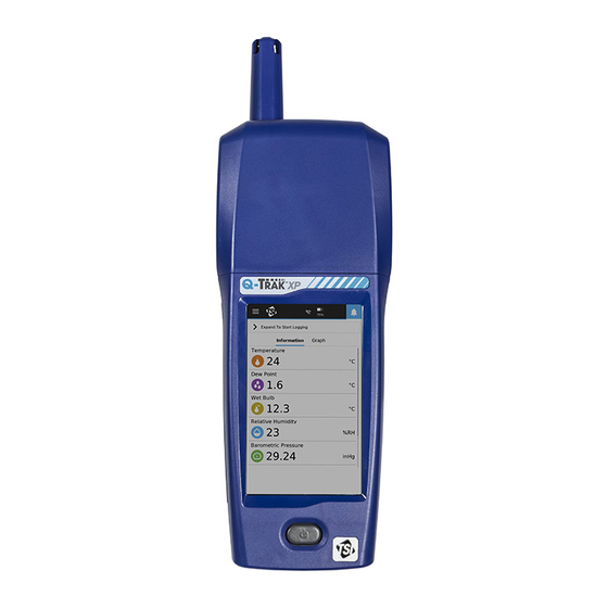 TSI Instruments Q-TRAK XP 7585 Quick Start Manual