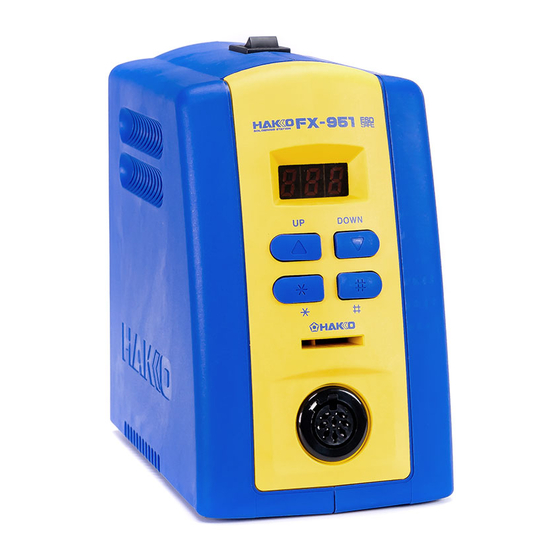 Hakko Electronics FX-951 Service Manual