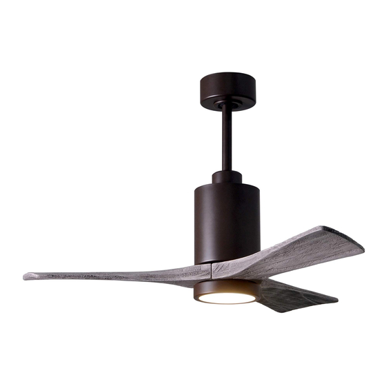 Atlas fan company PA3-TB-BW-42 Instructions Manual