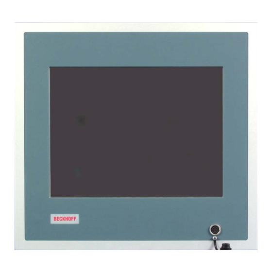 Beckhoff CP68 Series Installation And Operating Instructions Manual