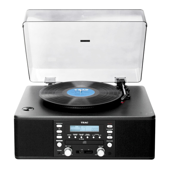 Teac LP-U200 Quick-Start Recording Manual