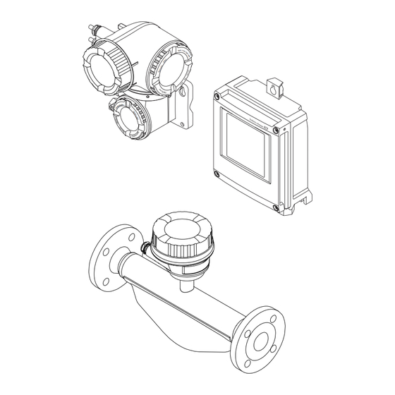 Endress+Hauser Proline Promass E 500 Operating Instructions Manual