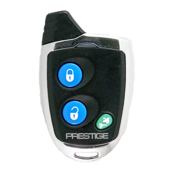 Audiovox Auto Security SS91 Programming Manual