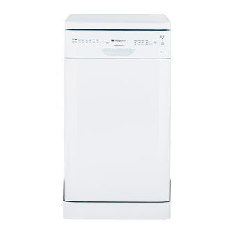 Hotpoint SDW 60 Instructions For Installation And Use Manual