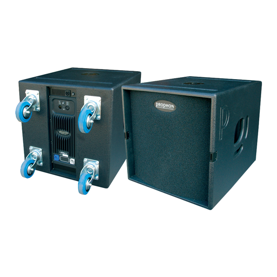 PROPHON B1HPA Instruction Manual