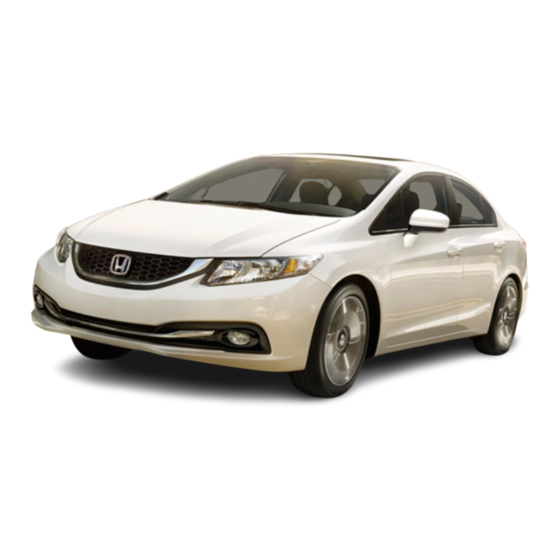 Honda 2014 CIVIC Owner's Manual