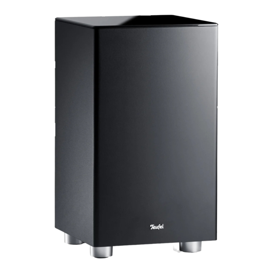 Teufel US 2108/0 SW Technical Description And Operating Instructions