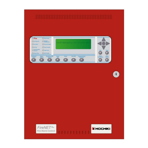 Hochiki America Corporation FireNET Plus Installation And Operation Manual
