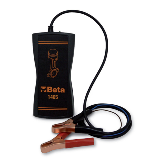 Beta 1465 Operation Manual And Instructions