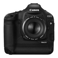 Canon 3822B002 - EOS 1D Mark IV Digital Camera SLR Instruction Manual