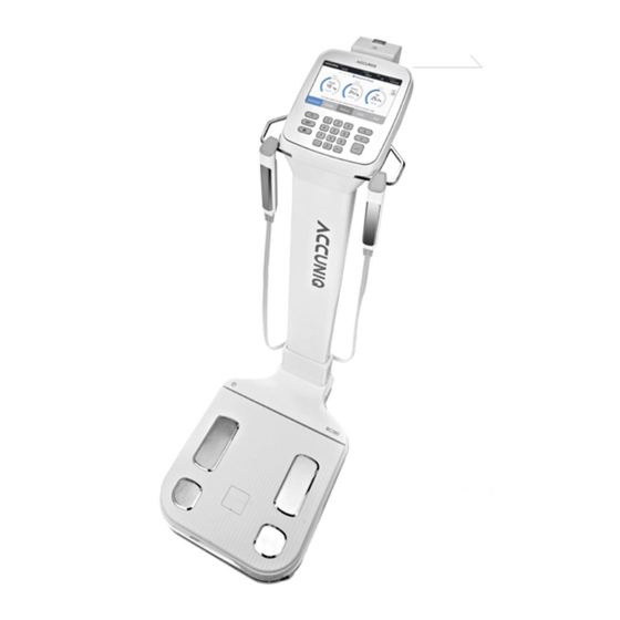 SELVAS Healthcare ACCUNIQ BC380 User Manual