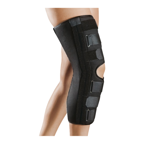 Darco MECRON Knee Straight Instructions Manual