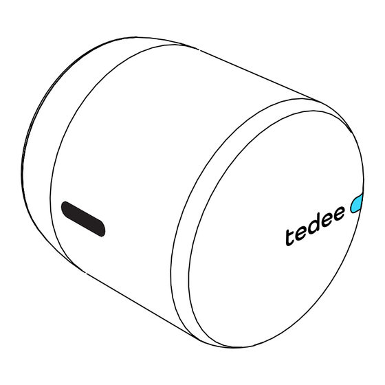 tedee GO TLV2.0 Smart Lock Manuals
