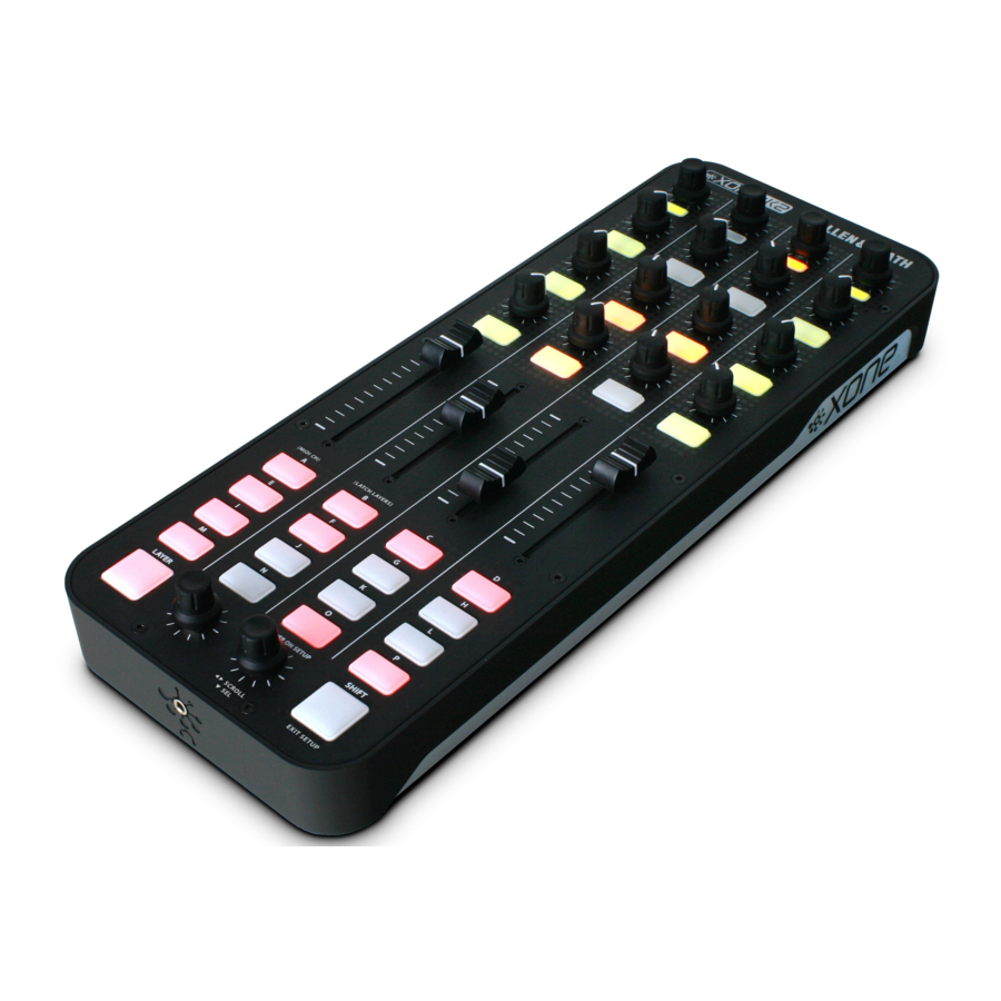 ALLEN & HEATH Xone:K2 - MIDI Controller Manual