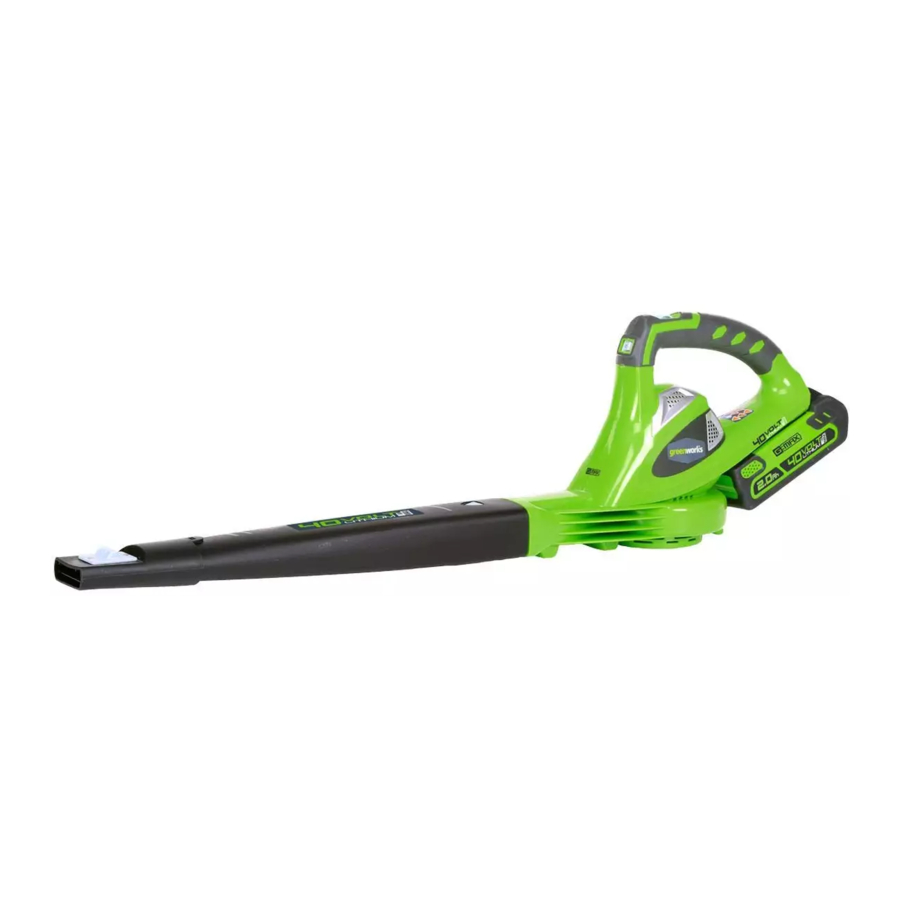 GreenWorks 24252, 24212, 24212AZ, 24282 Manual
