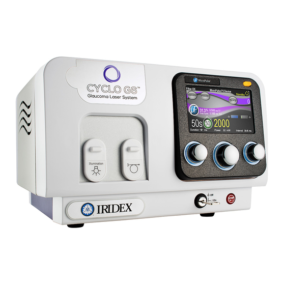 Iridex Cyclo G6 Operator's Manual