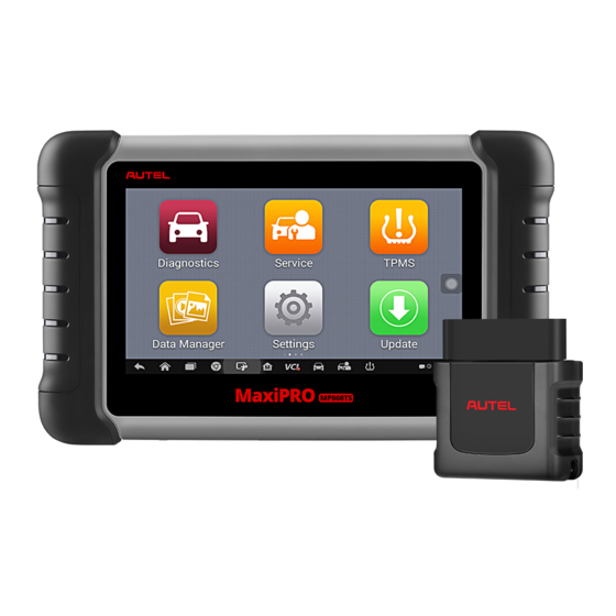 Autel MaxiPRO MP808TS Manual