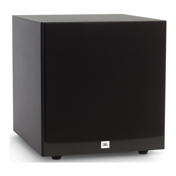 Harman JBL STAGE A120P Powered Subwoofer Manuals