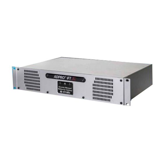 Xtrails ADPRO iFT Hardware Installation Manual