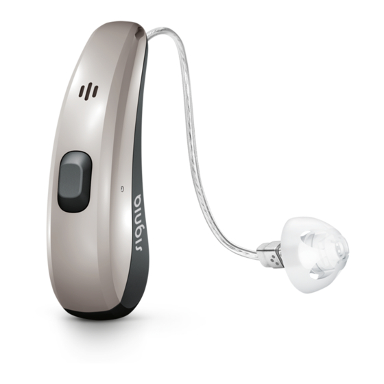 signia CROS Pure Charge&Go Nx Manual